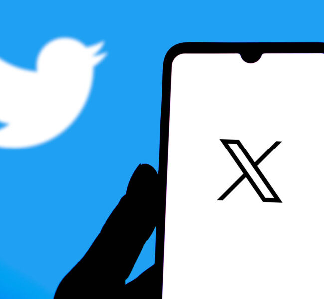 Dhaka,bangladesh,11,august,2024:,x,twitter,new,logo,on,phone